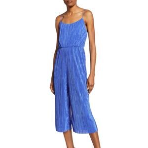 Alice + Olivia Cassia Day Pleated Jumpsuit Imperial Blue Women’s Size 0